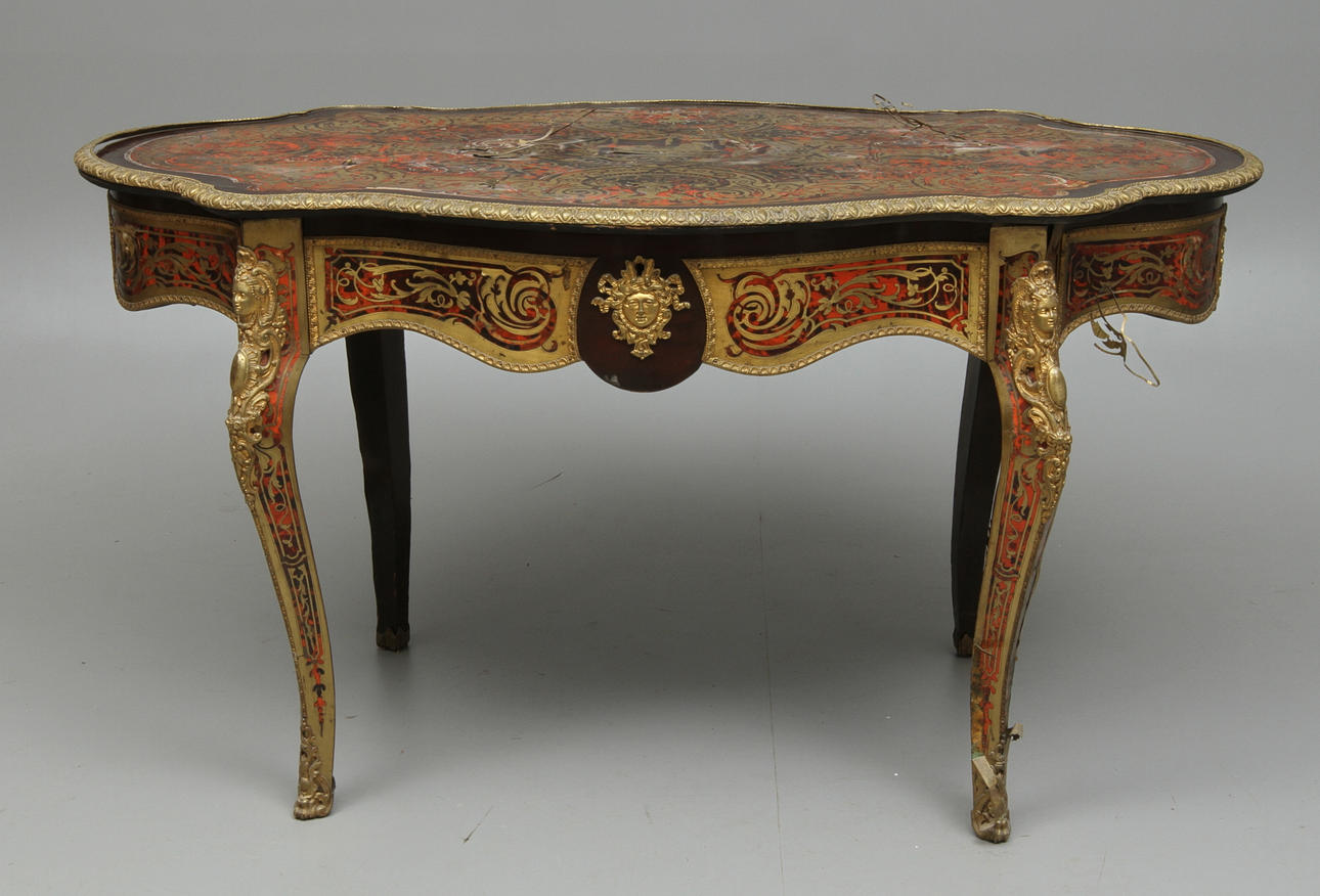 SALONGSBORD, boulle-teknik, Frankrike, 18/1900-tal.