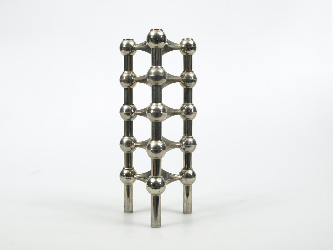 LJUSSTAKE, metall, 5 delar, Caesar Stoffi, Nagel, BMF, Tyskland.