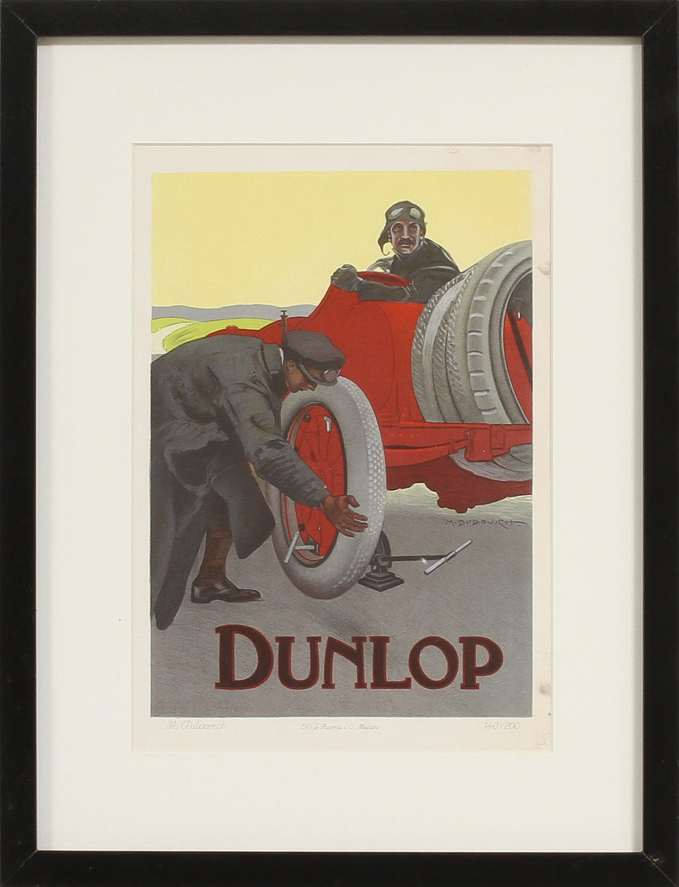 MARCELLO DUDOVICH. Grafiska blad, 2 st.