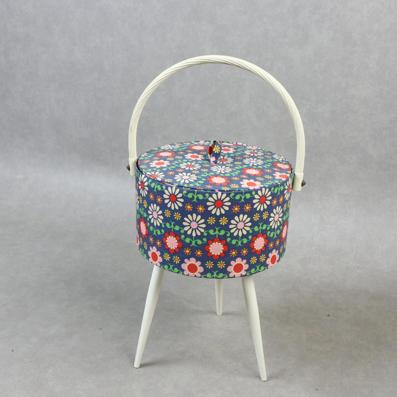 SYSKRIN træ, plast, stofbeklædt, 1950'erne/60'erne.