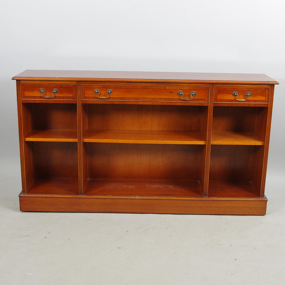 BOKHYLLA med lådor, mahogny, engelsk stil.