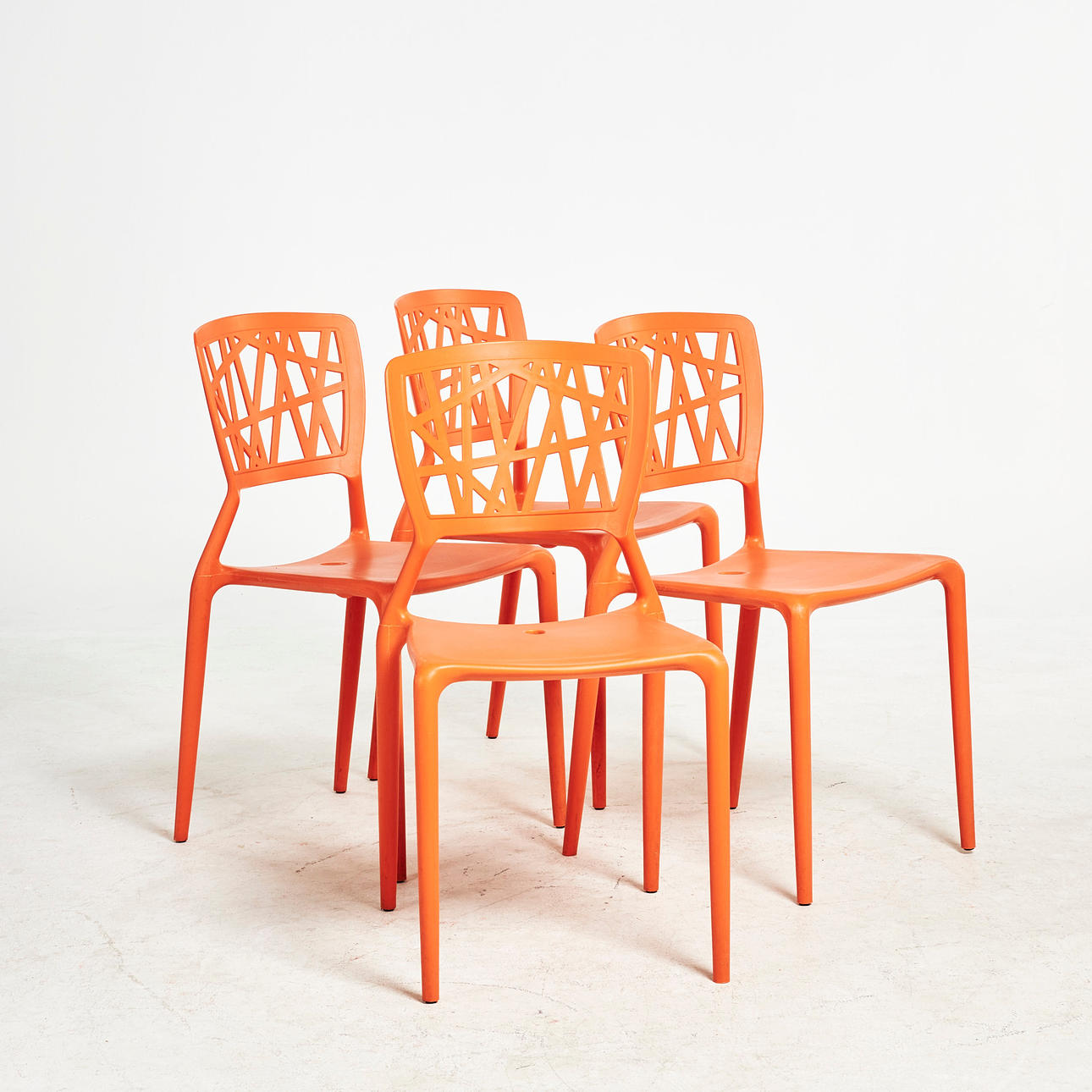 STOLAR, "Maya", AJ produkter, orange plast.