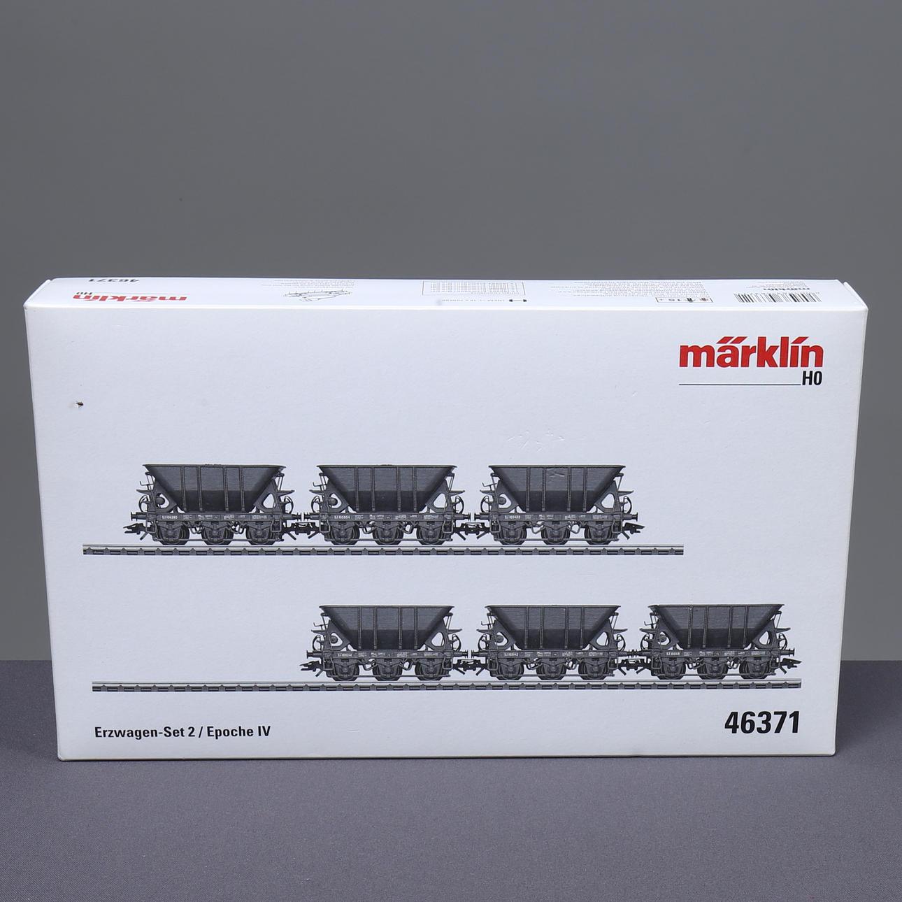 MÄRKLIN 46371 set with 6 ore wagons SJ, original packaging.