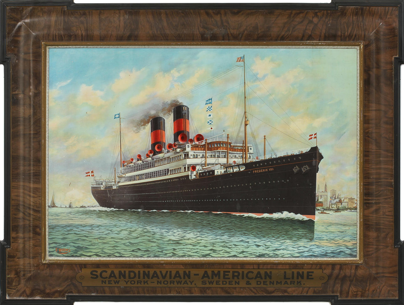 TRYCK PÅ PLÅT efter Ferdinand Worms.