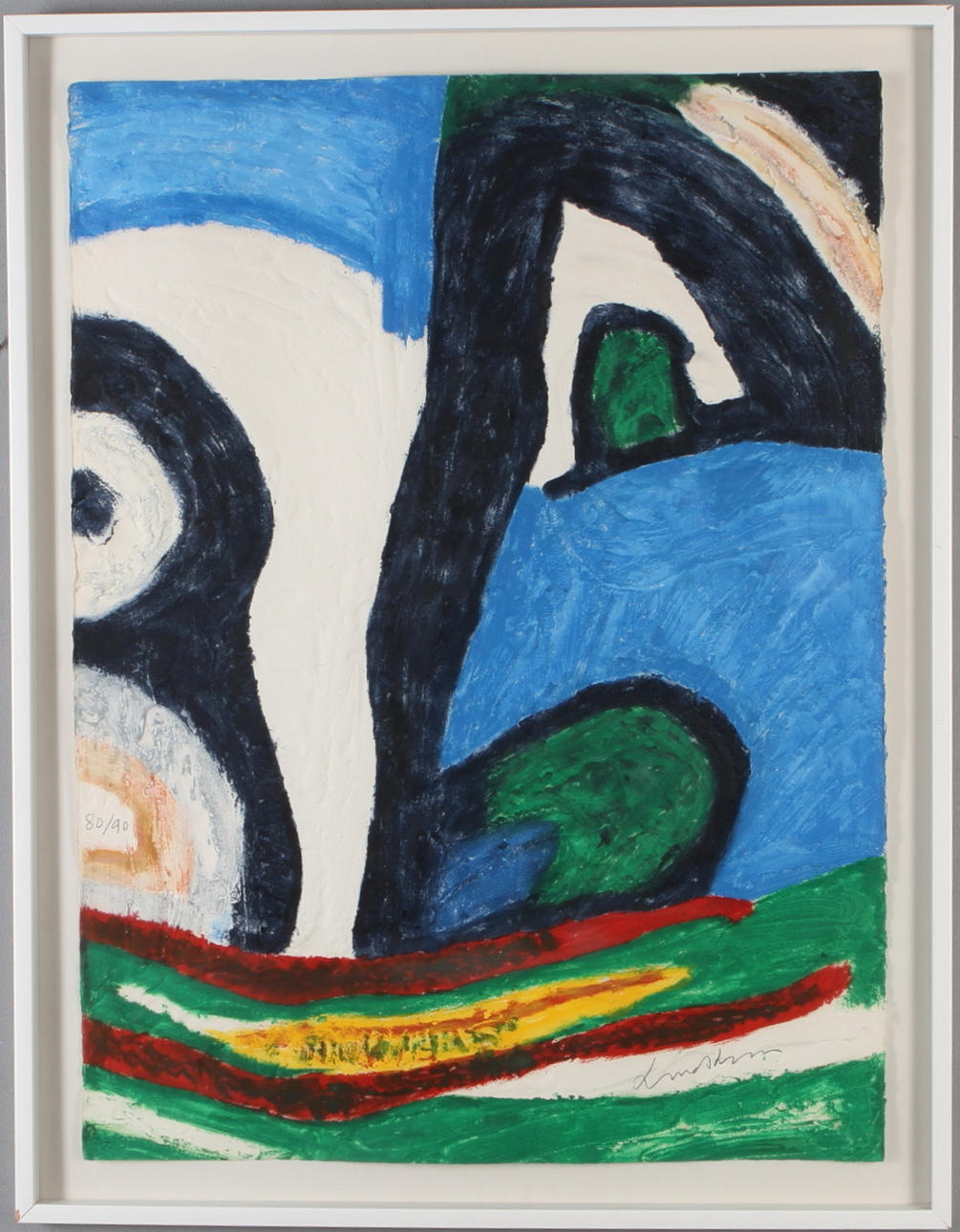 BENGT LINDSTRÖM. Komposition, carborundumetsning, signerad samt numrerad 80/90. (1).