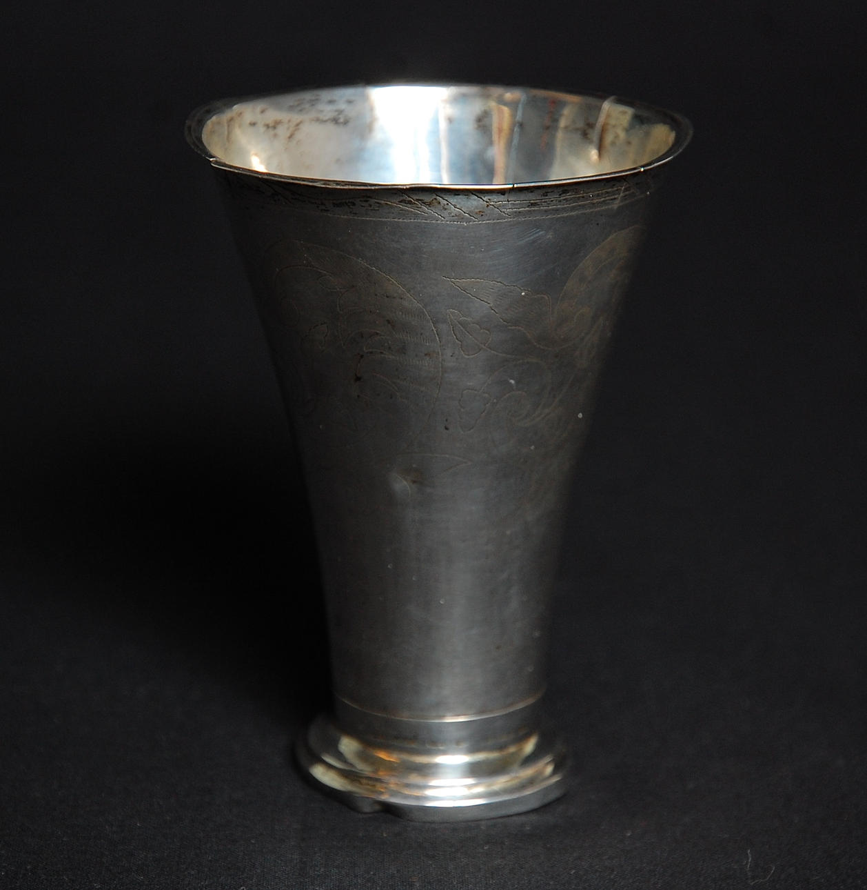 BÄGARE, silver, 1700-talets första hälft.