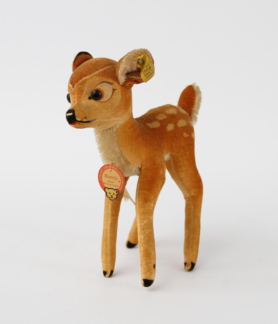 TYGDJUR,"Bambi", Steif, 1950-tal.