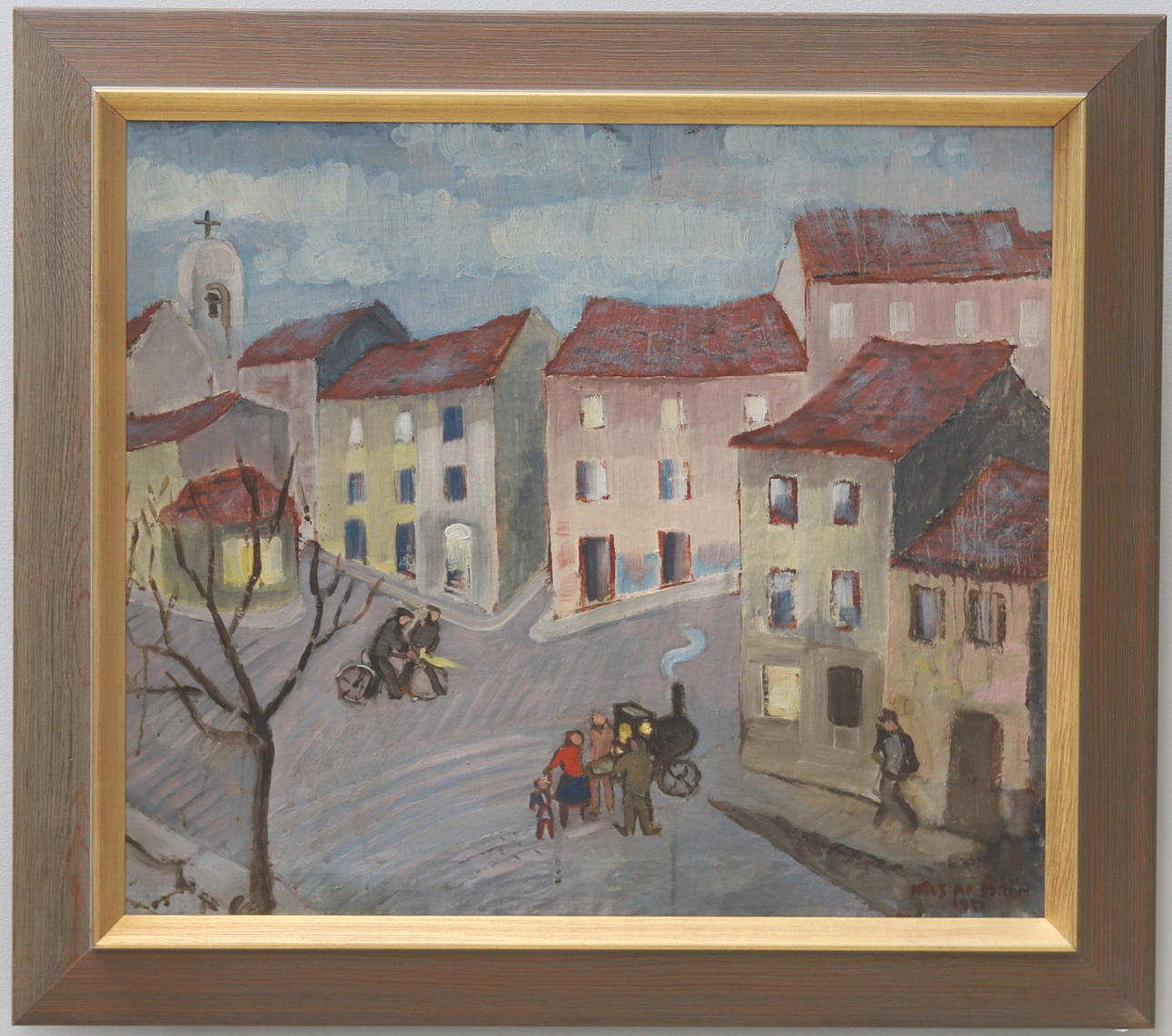 NILS AF STRÖM. oil on canvas, signed and dated 1953.