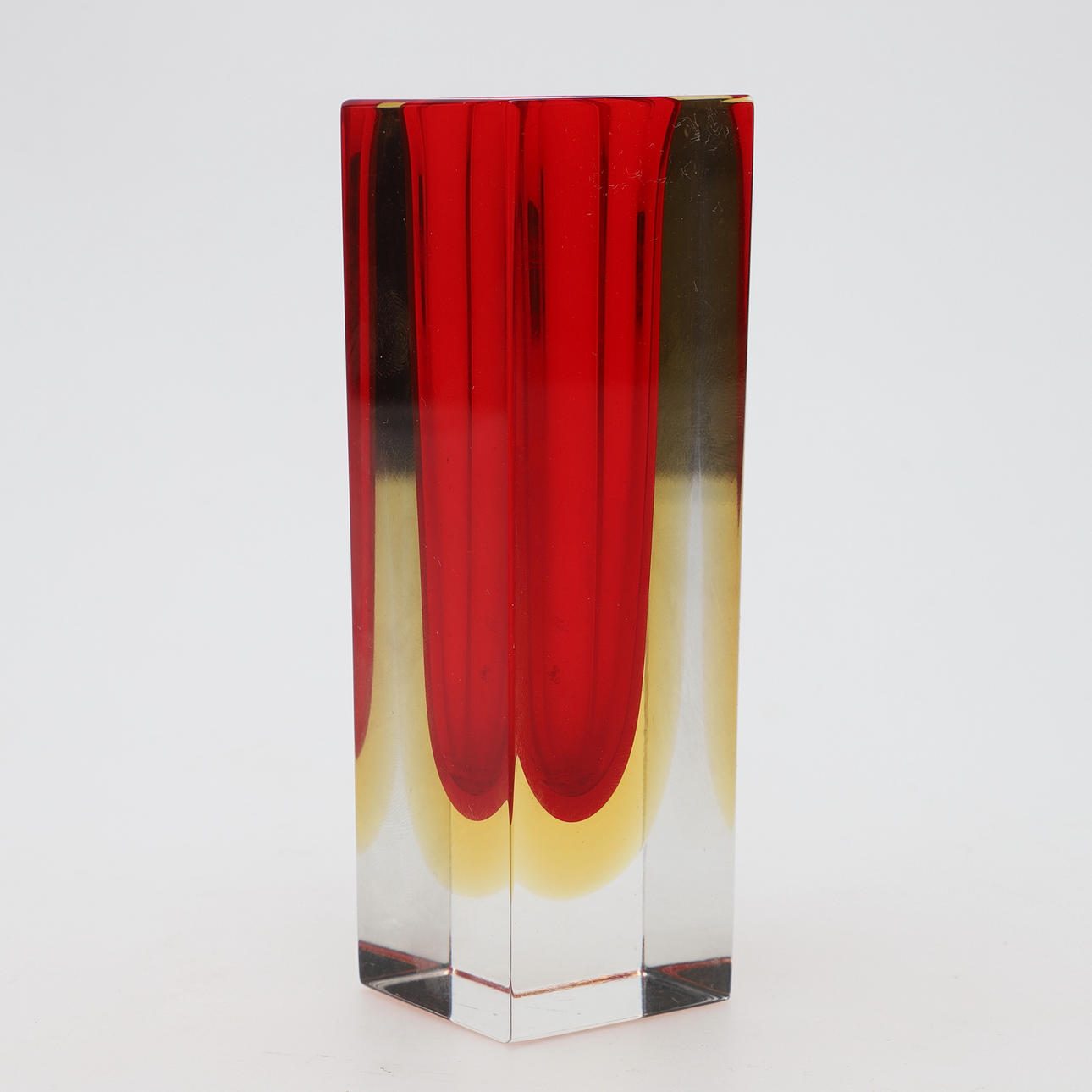 FLAVIO POLI. vase, glas, Murano, Italien.