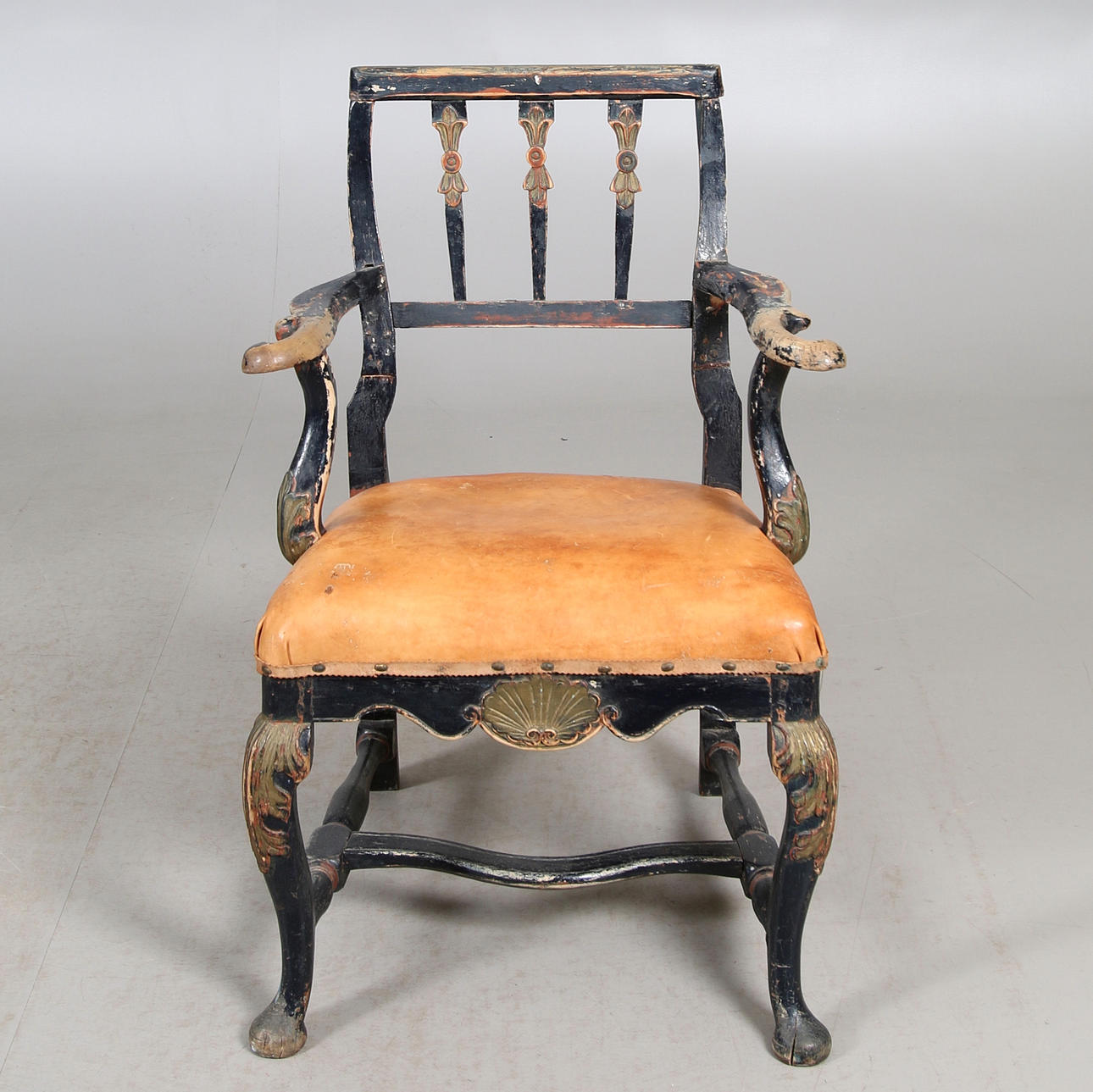 KARMSTOL, rococó, Noruega, siglo XVIII.