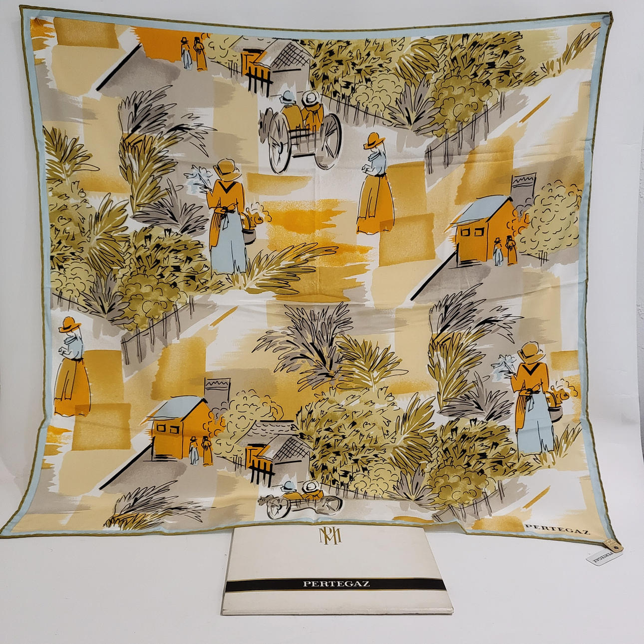 PERTEGAZ. PAÑUELO AÑOS 60.