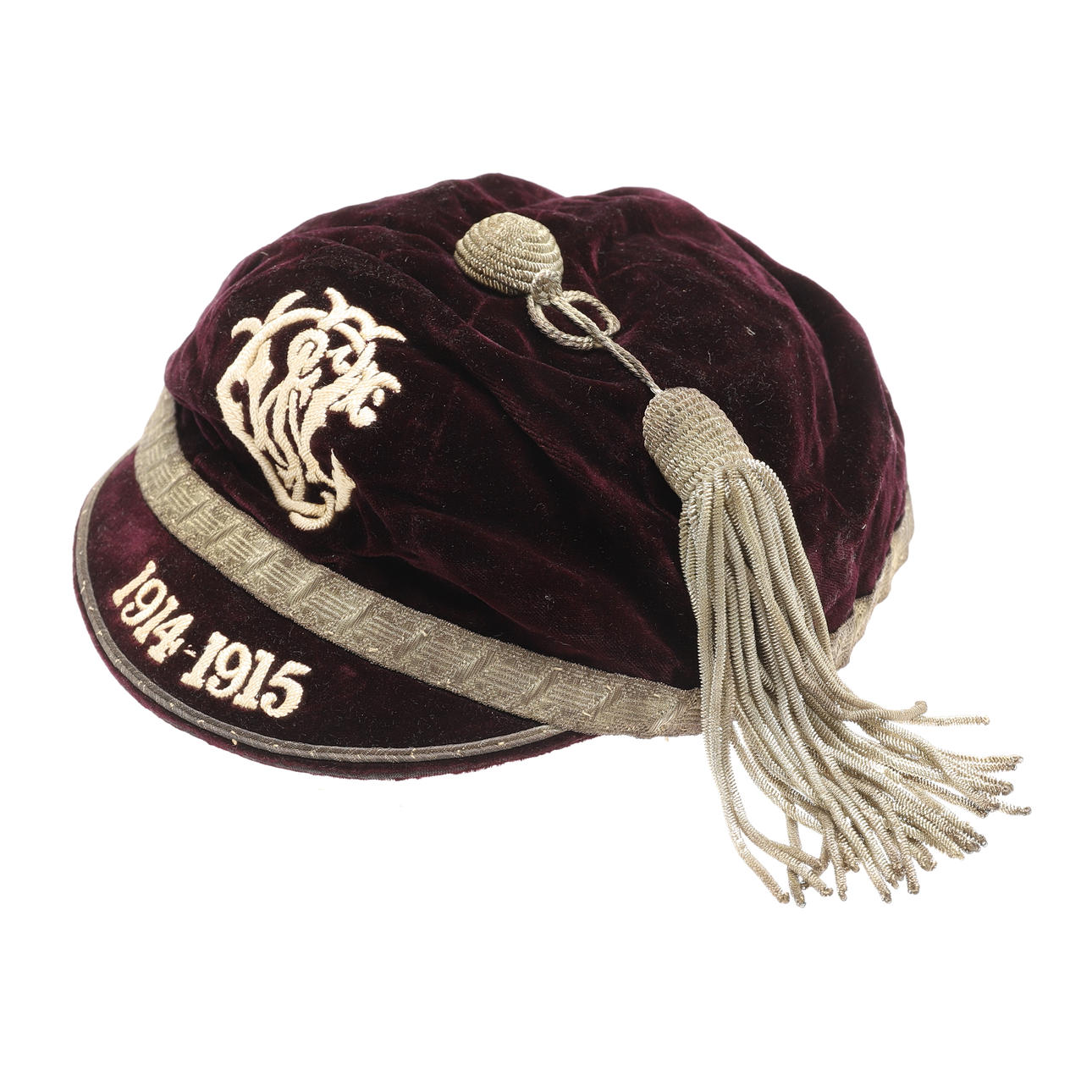 A VINTAGE RUGBY HONOUR CAP.