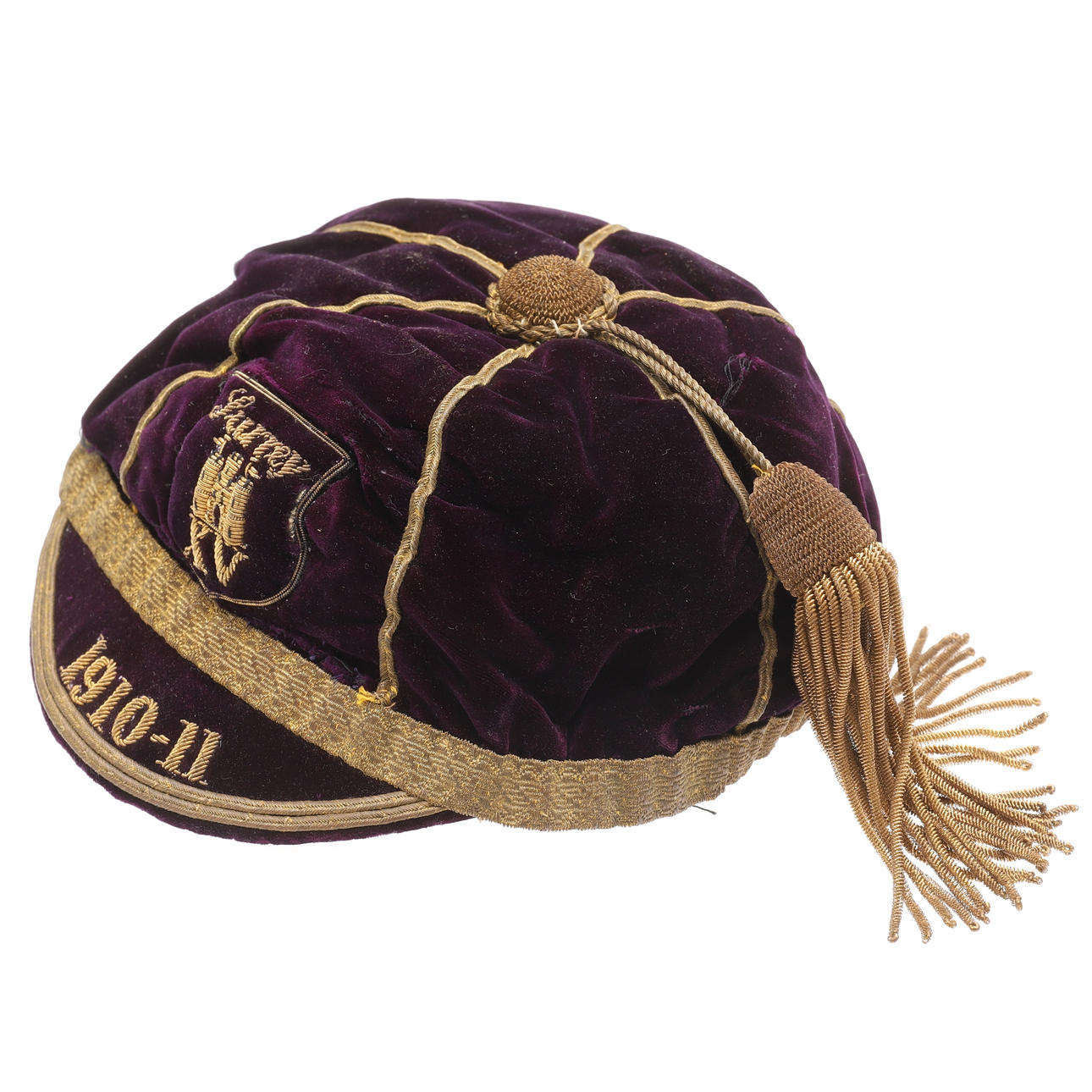 A VINTAGE RUGBY HONOUR CAP.