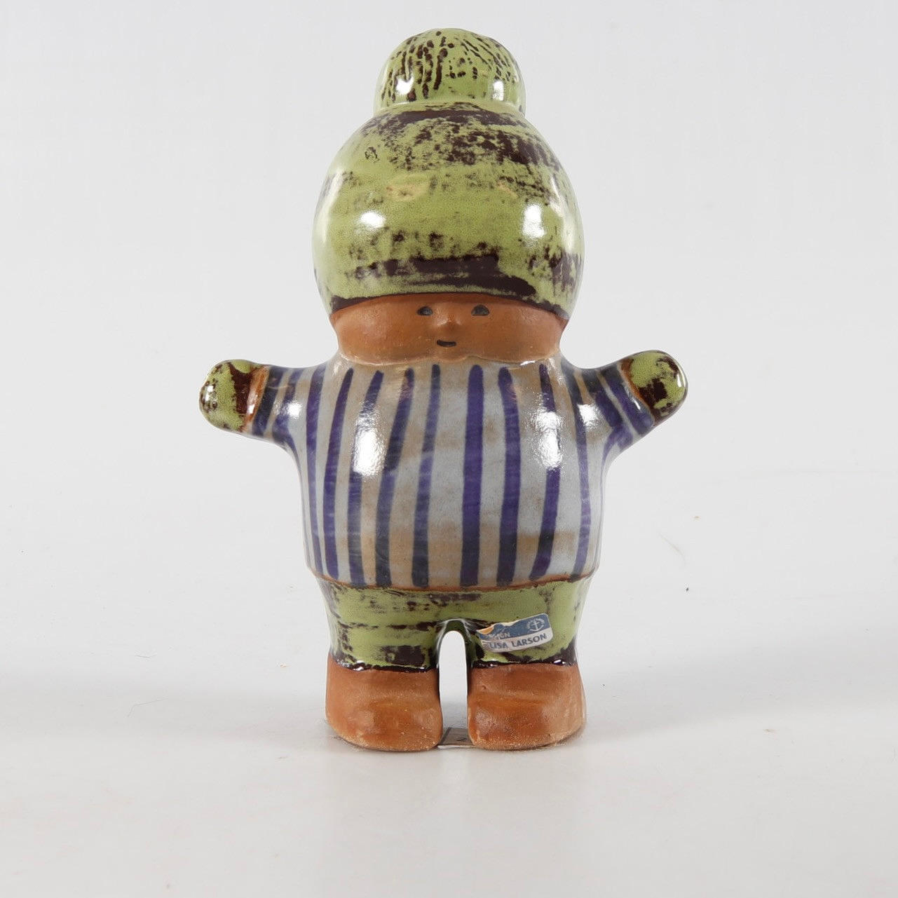 LISA LARSON. Figur, stentøj, Kalle, Gustavsberg.