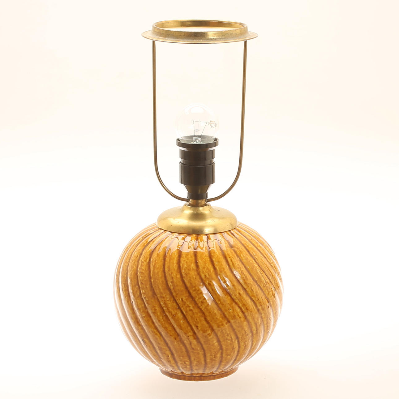 TABLE LAMP, "Chamotte", Gunnar Nylund, Rörstrand.