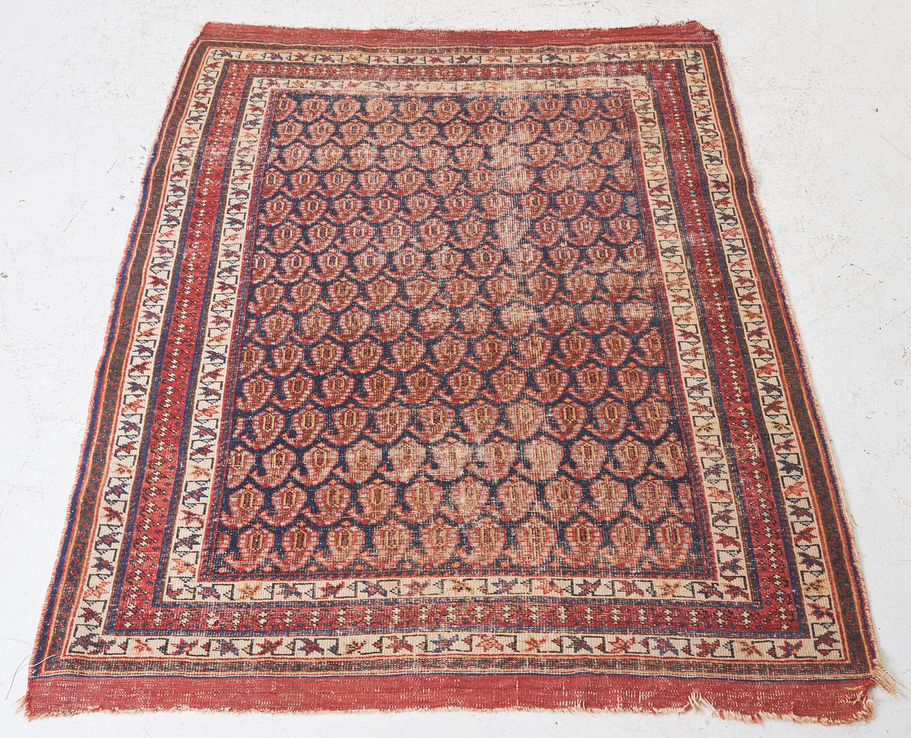 ORIENT TEPPICH, antik, Serabend, mir boteh Muster.