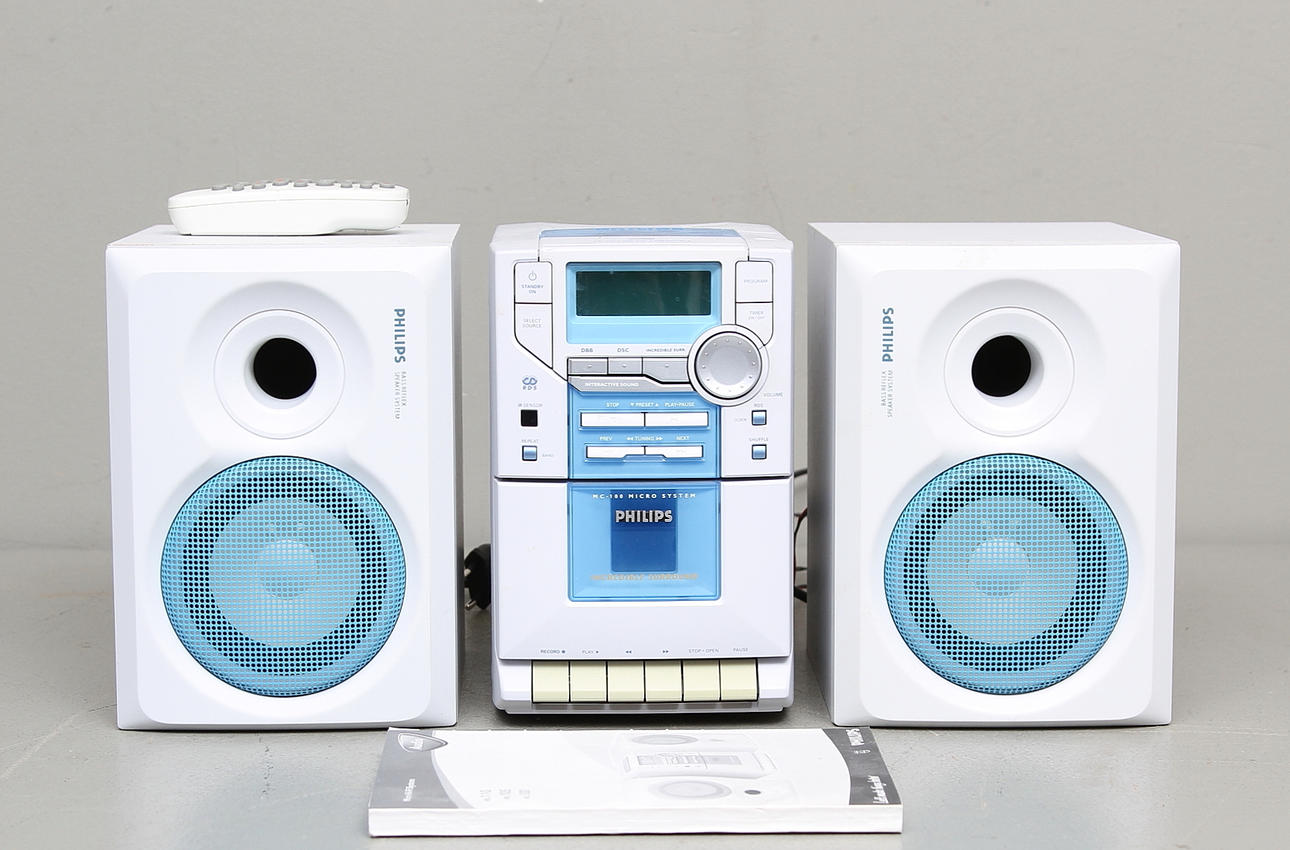 MICROSTEREO, 3 delar, Philips.