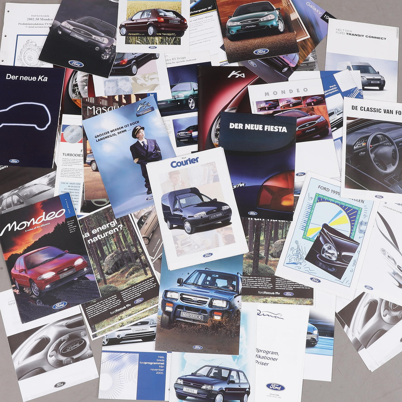 FORD, car brochures, 1990s/2000s.