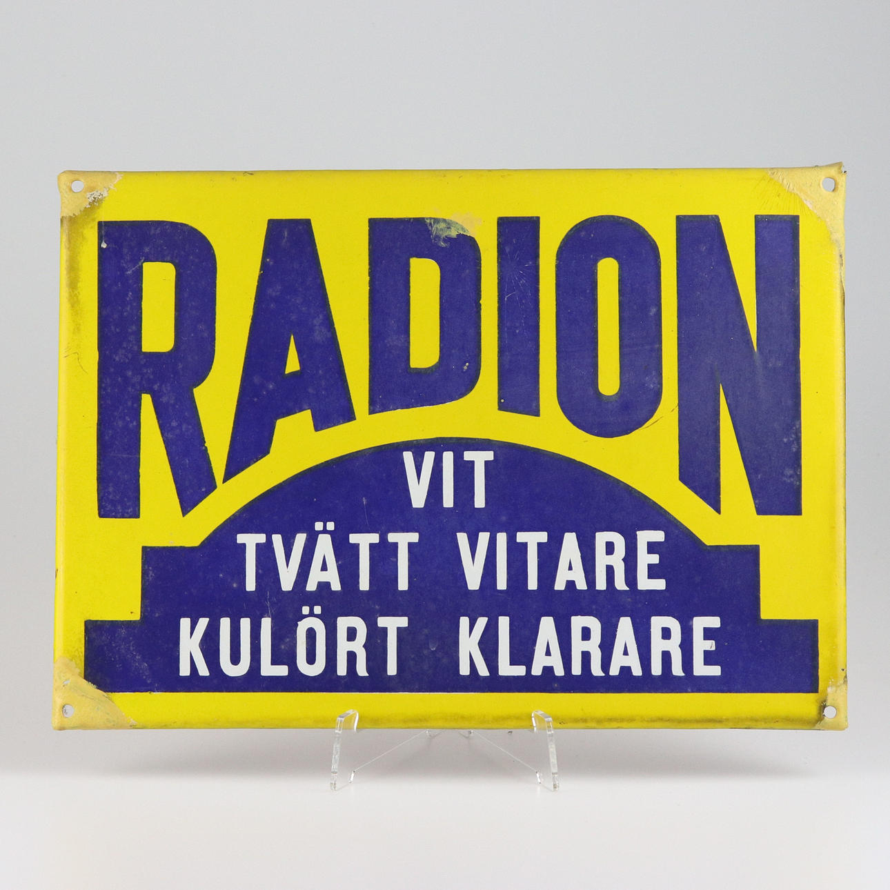 ENAMEL SIGN, Radion, 