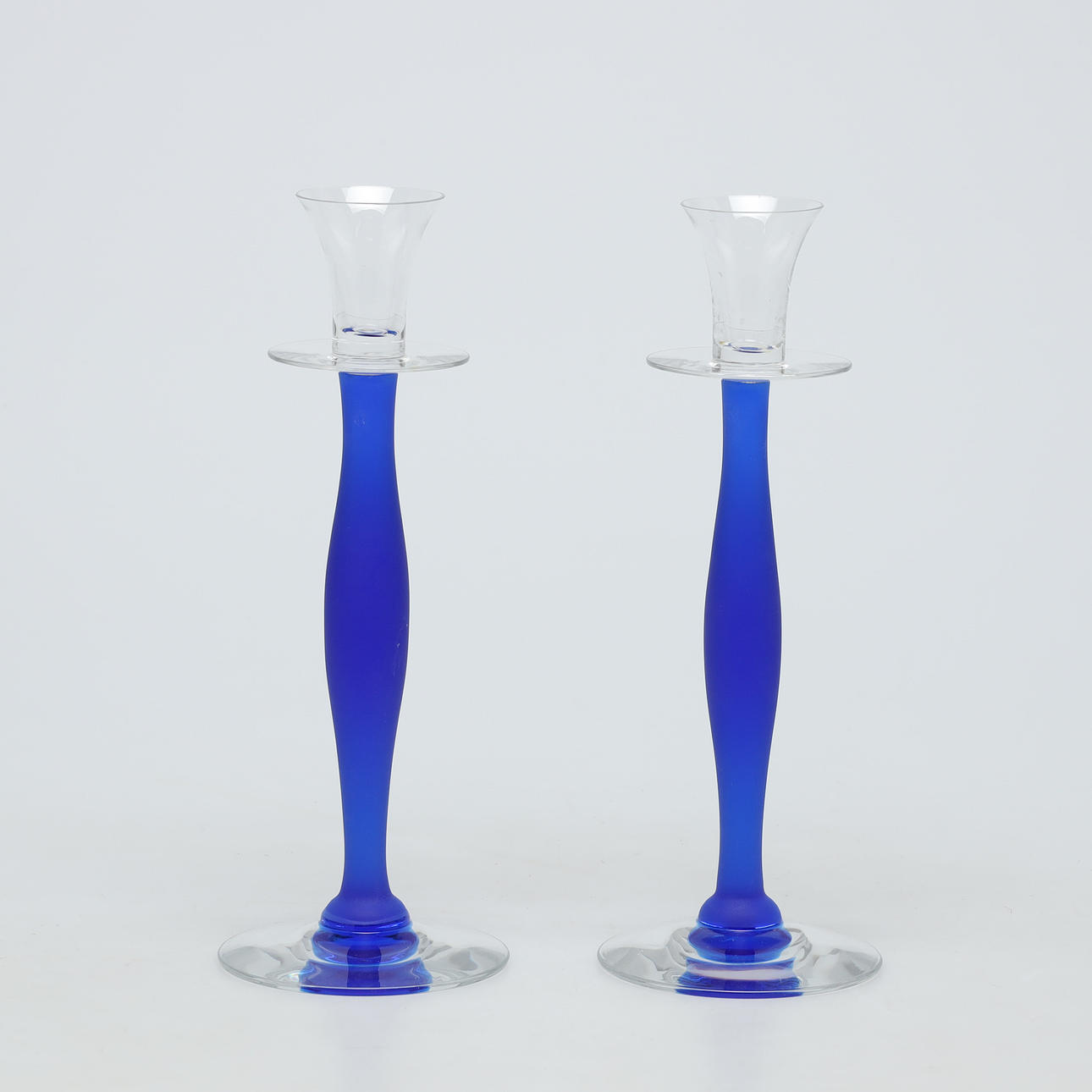 ANNE NILSSON. Candlesticks, Celeste, Orrefors, 1 pair.