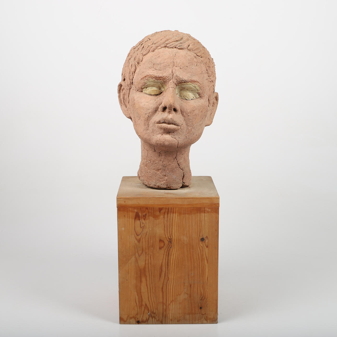 MAJVOR FRANZÉN. Head, ceramic, unsigned.