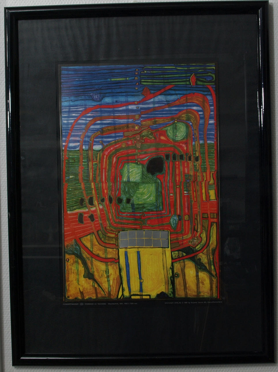 FRIEDRICH HUNDERTWASSER. Affisch.