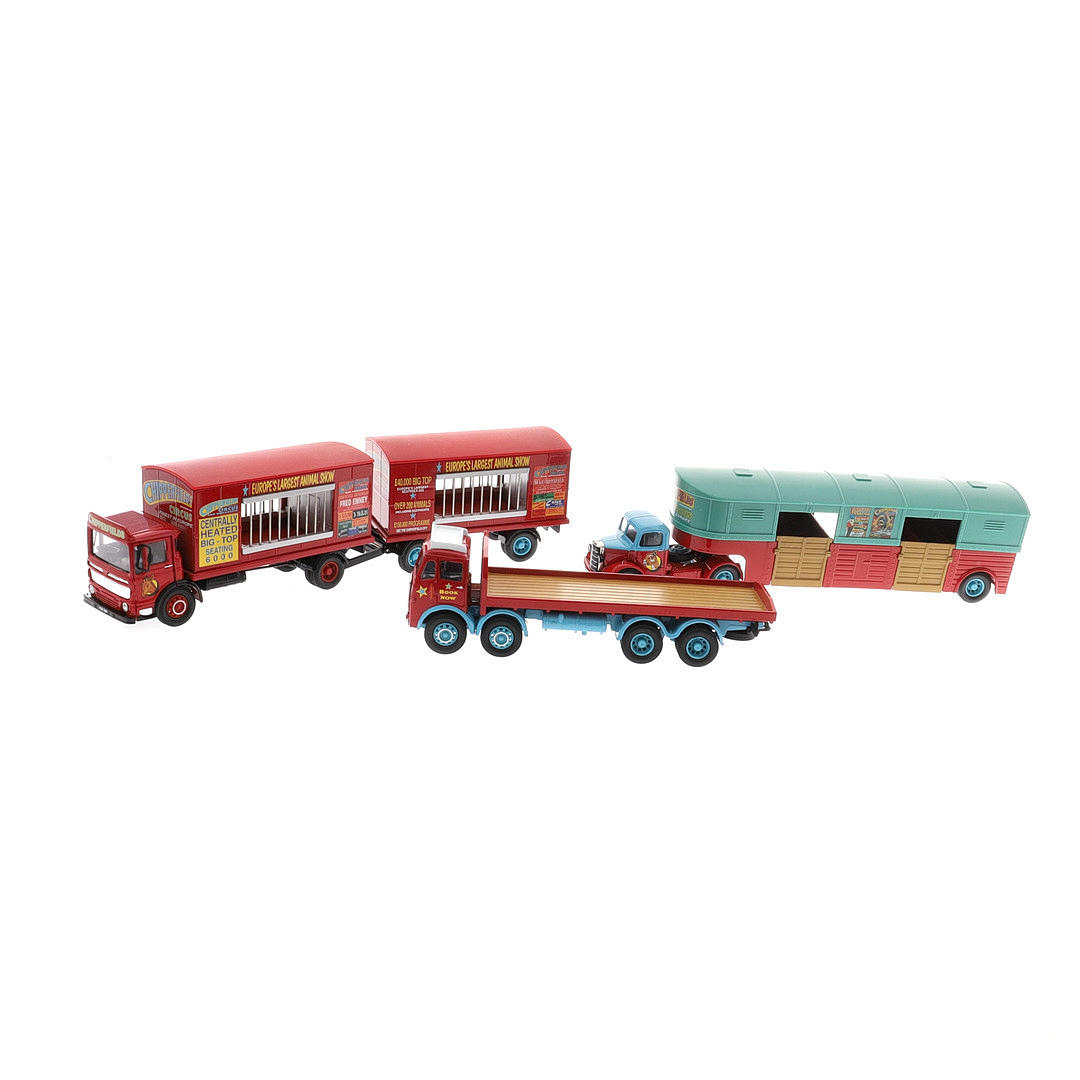 EIN CORGI CHIPPERFIELDS CIRCUS AEC CAGE TRUCK UND ANHÄNGER 97889.