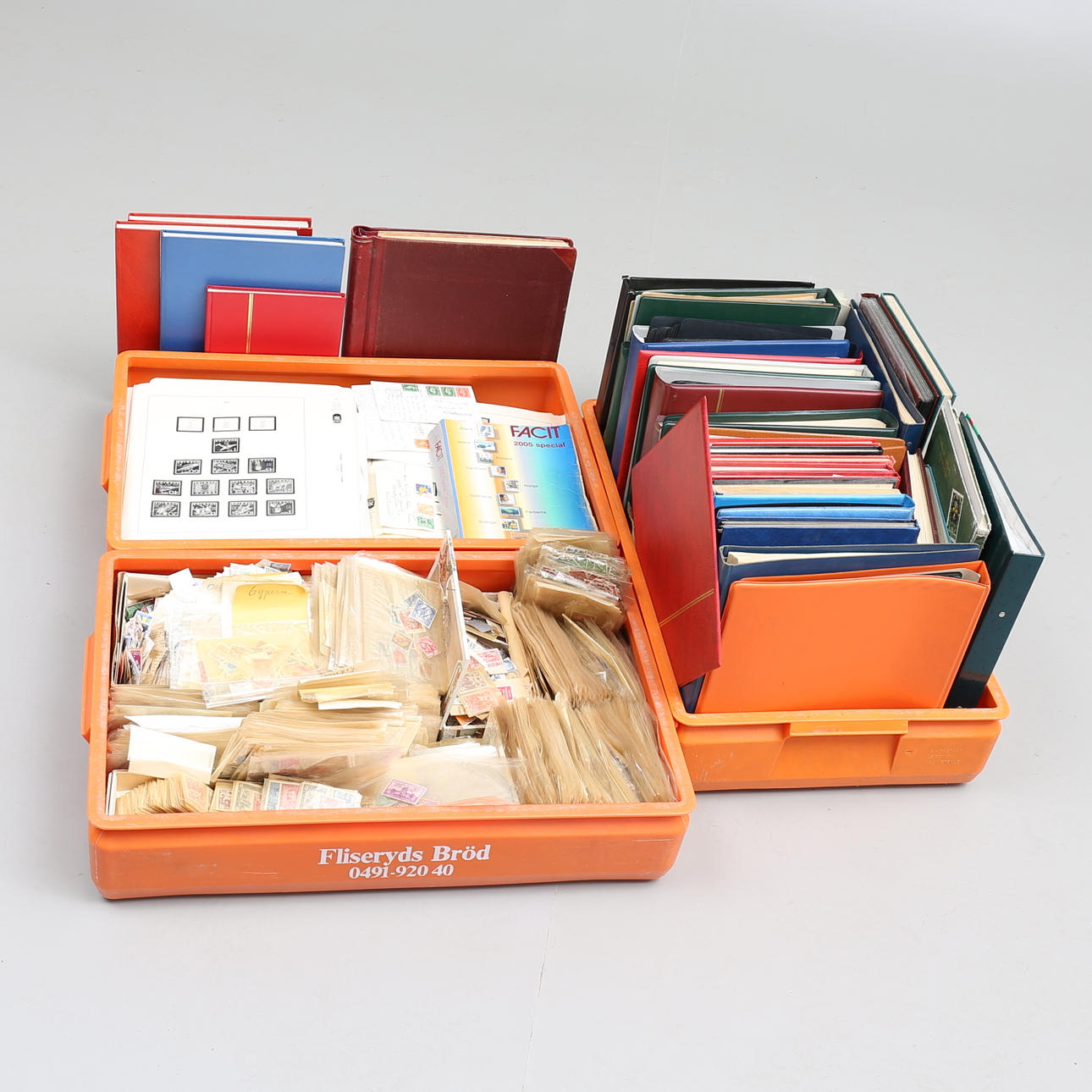 STORT PARTI FRIMÄRKEN, m.m.