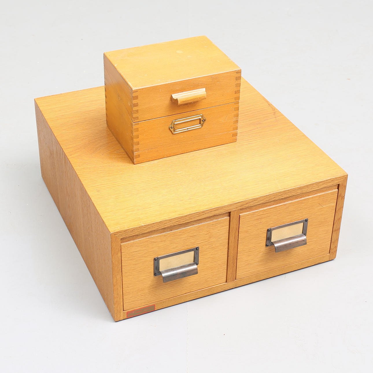 DOCUMENT CABINET (2), mid-20th century.