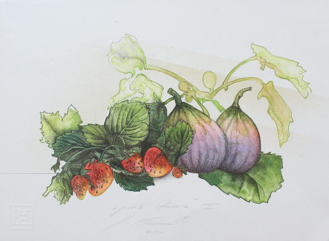 SUSANNE HARTMANN. 'Petite Provence', 1999, lithograph, EA signed.