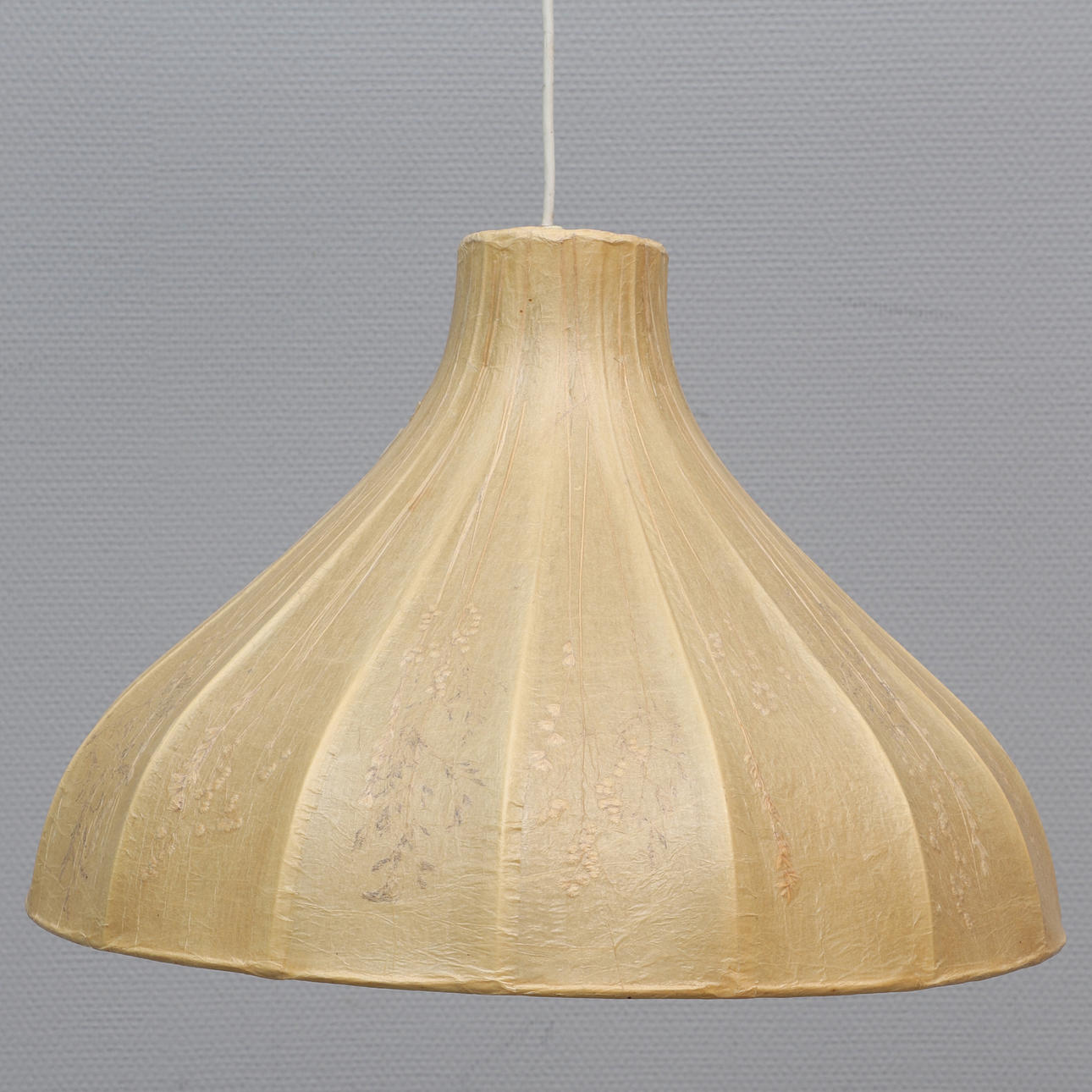 CARL MALMSTEN. taklampa, rispapper och växter, "Kjolen".