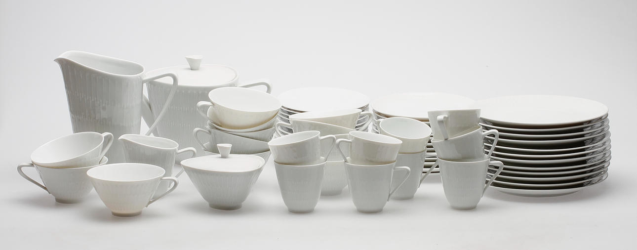 SERVIS, 37 delar, porslin, "Apart", Hutschenreuther, Tyskland.