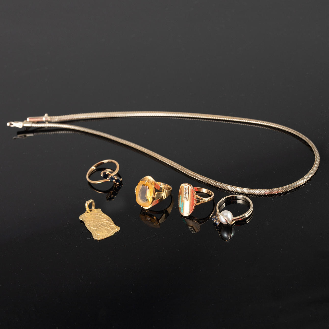 585er Konvolut Gold Schmuck.