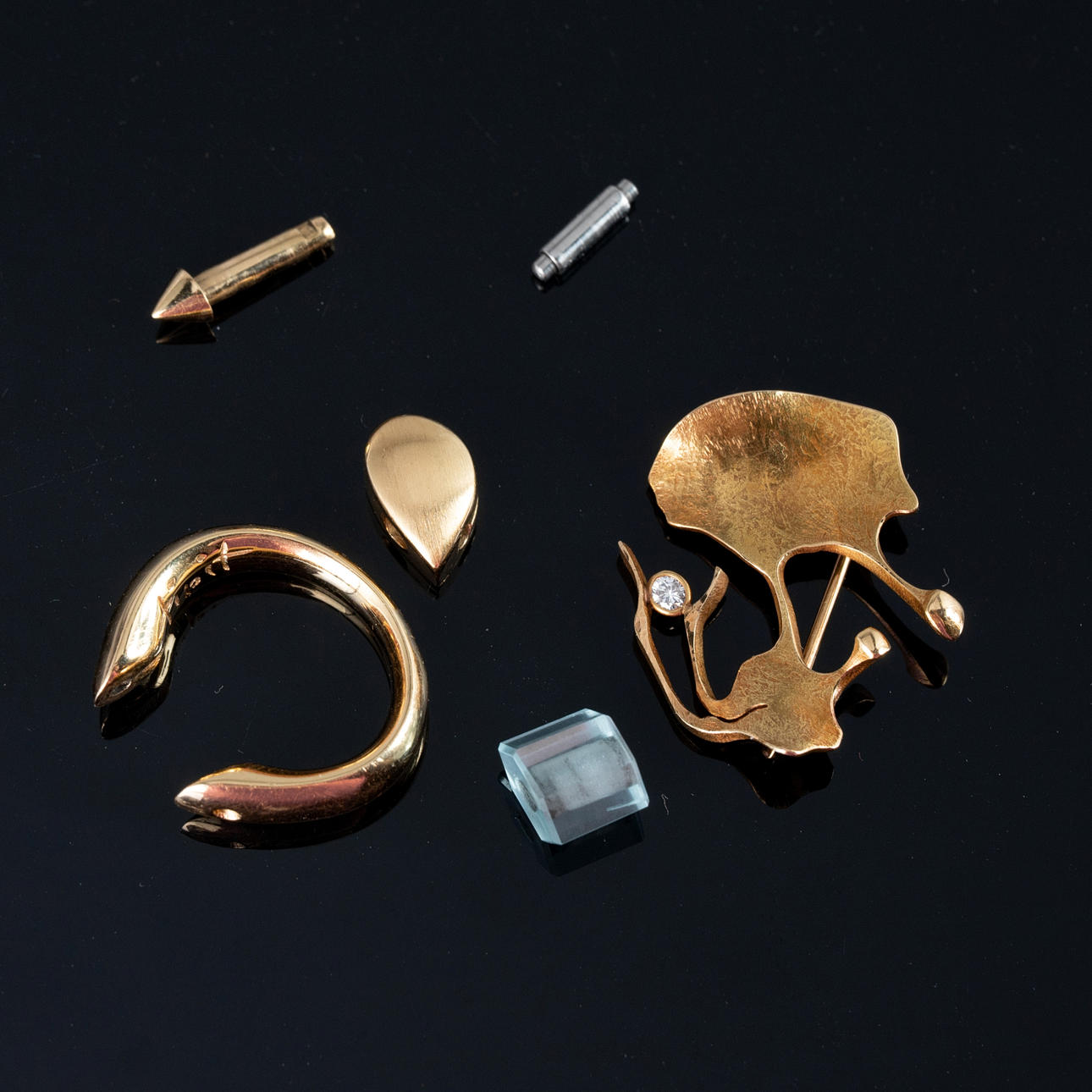 750 vintage guldsmykker.