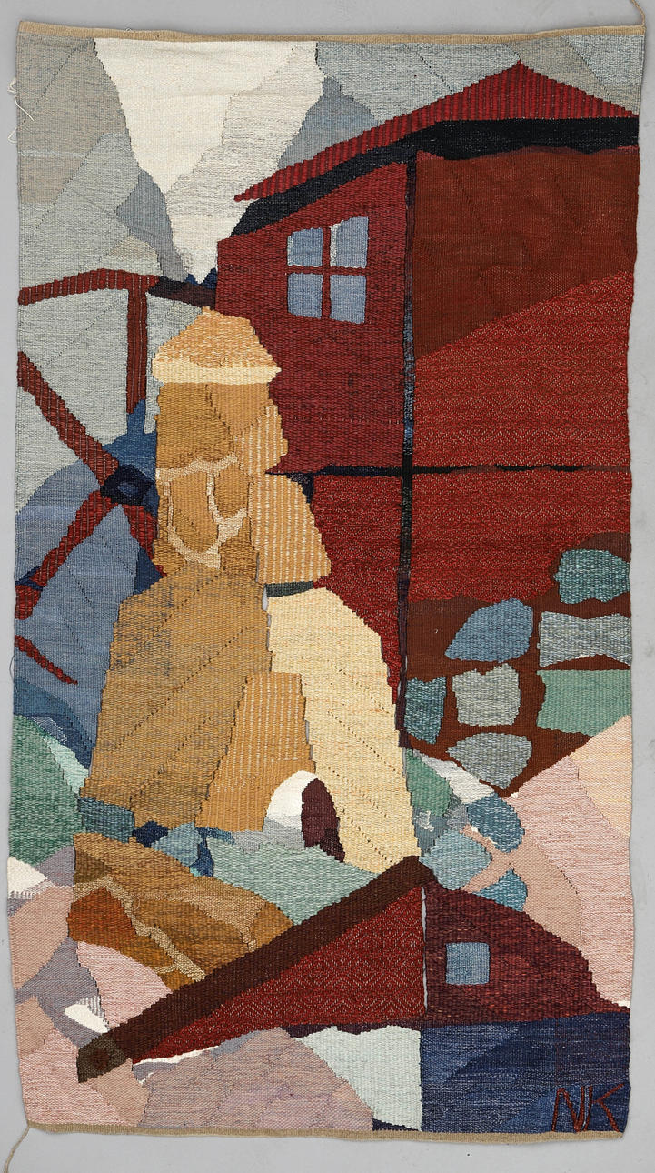 OIDENTIFIERAD KONSTNÄR. Wandverkleidung, 1900, signiert.