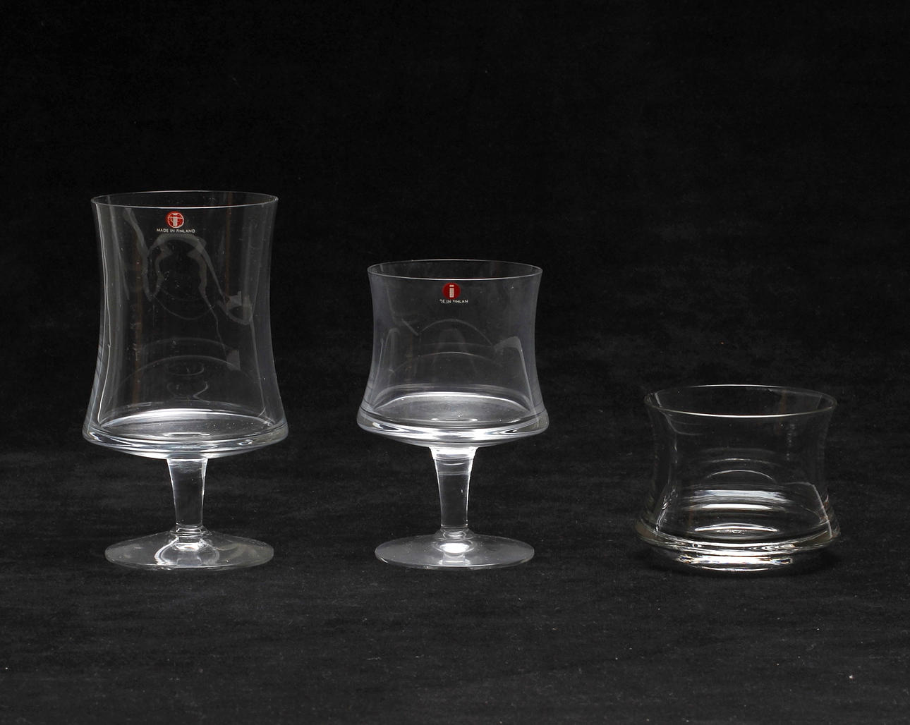 GLASSERVISDELAR, "Romantica", Tapio Wirkkala, Iittala.