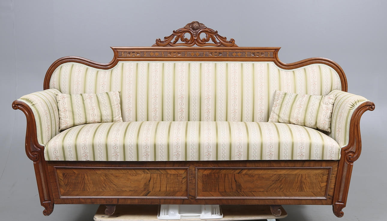 BÄDDSOFFA, sent 1800-tal.