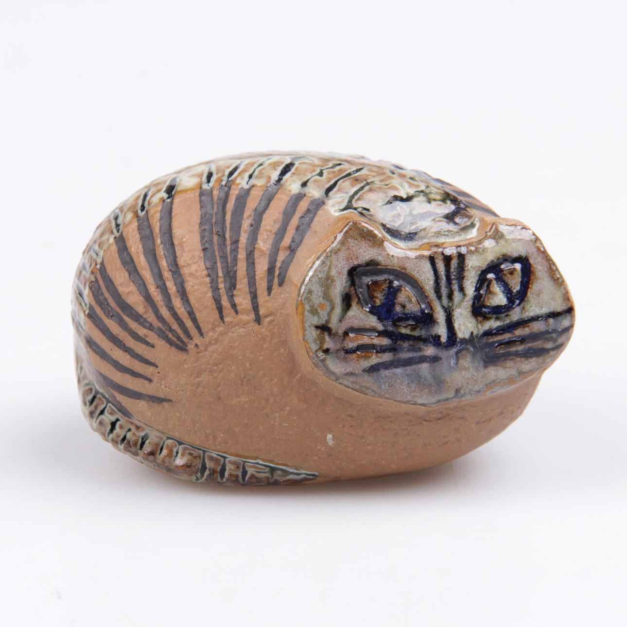 FIGURIN, stengods, katt ur serien lilla zoo, Lisa Larson, Gustavsberg.