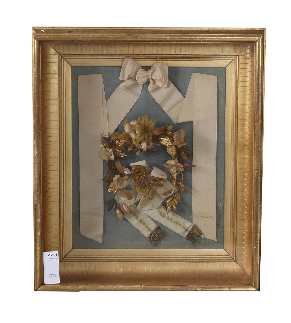 MINNESTAVLA, 1800-talets slut.