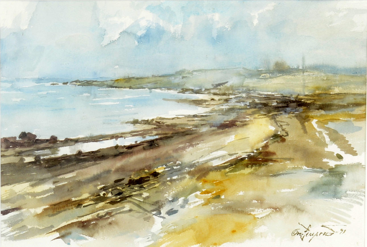 OVE PERSSON. Akvarell.