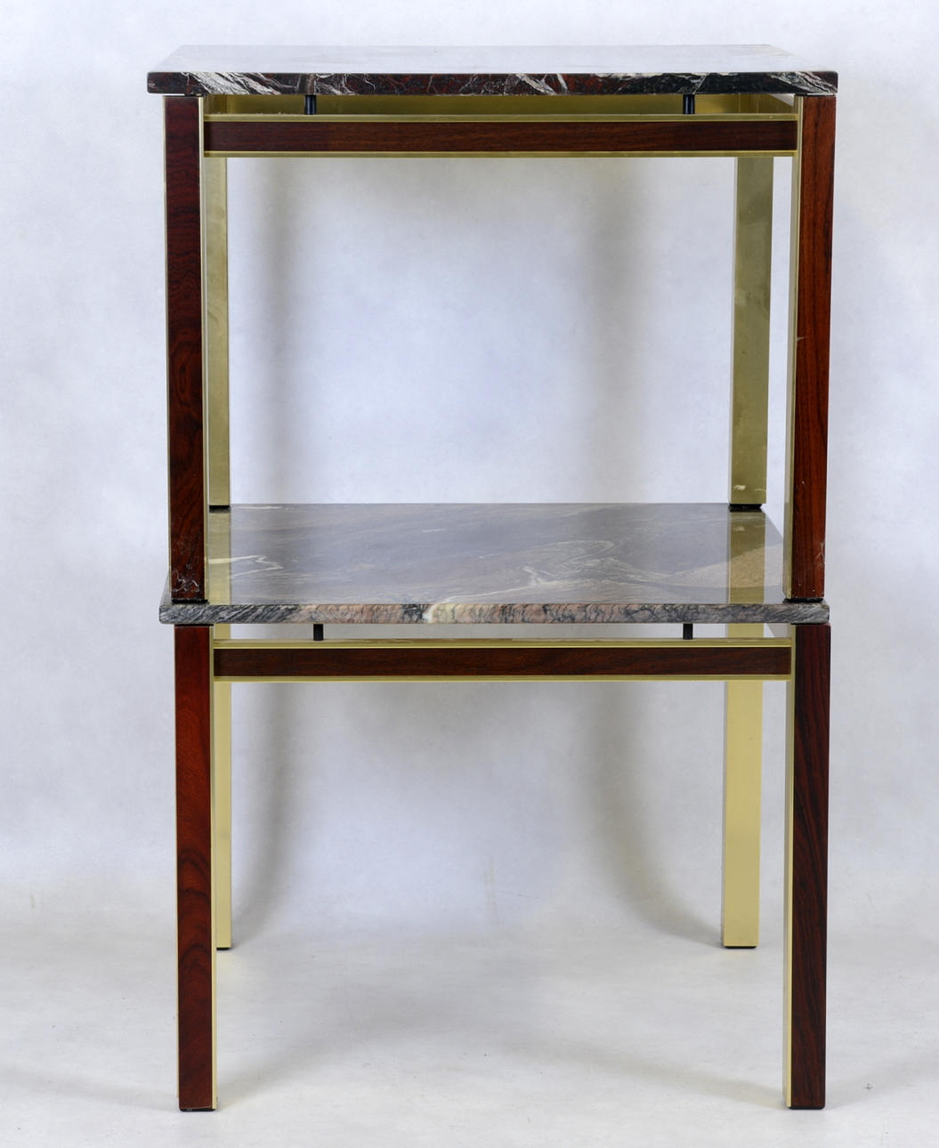 MARMORBORD, 1 par, Bendixen design, Denmark.