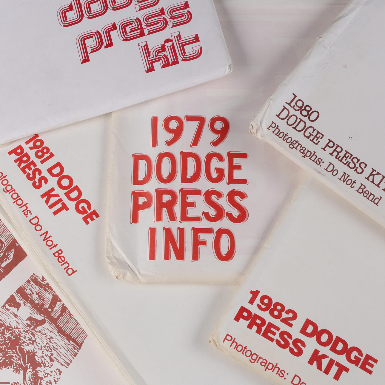 PRESS-KIT, 6 st, Dodge, 1976-1982.