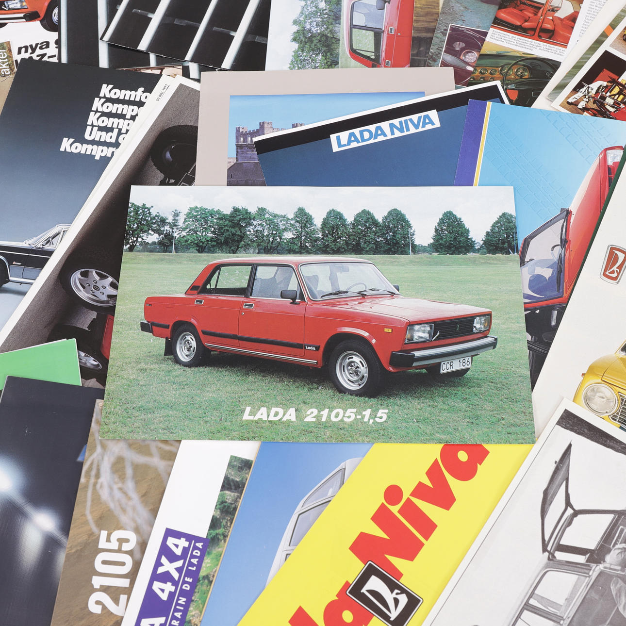 LADA, autoesitteet, 1960/70/80/90/00s.