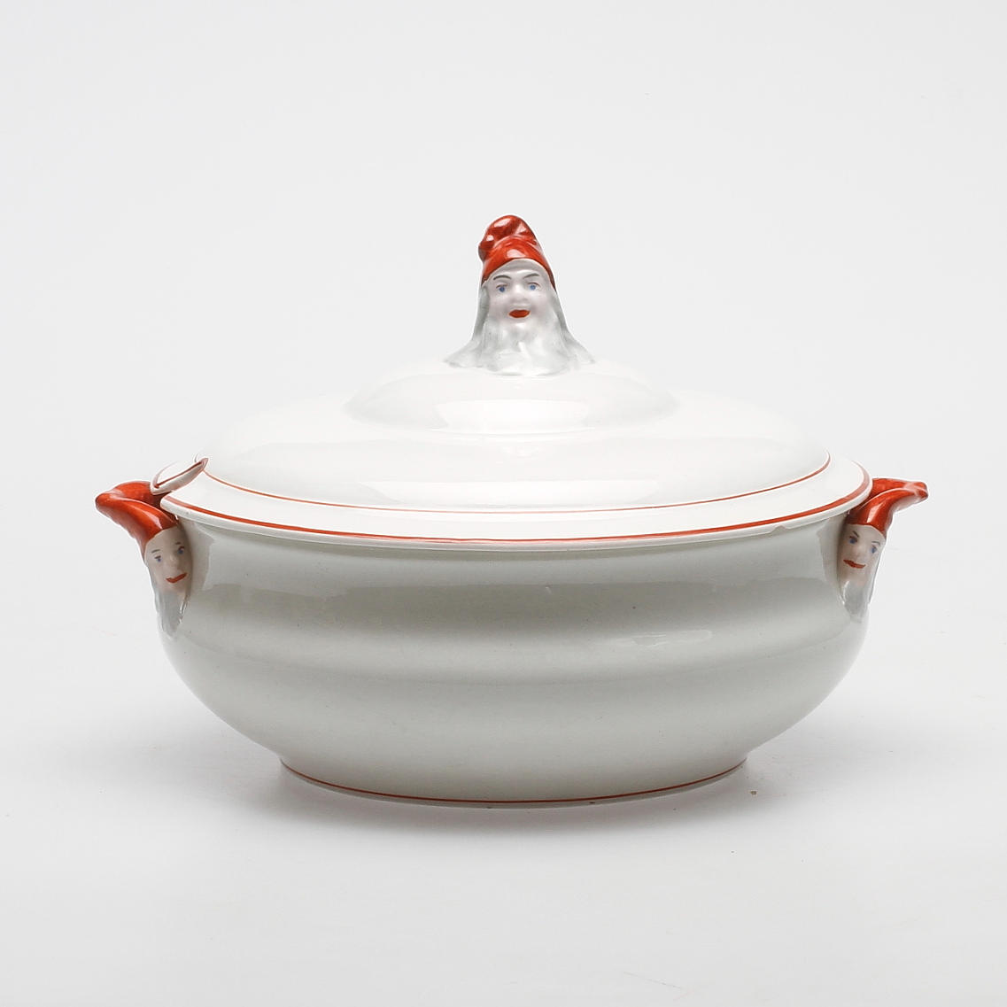 GRÖTSKÅL, flintgods, Rörstrand, 1900-talets första hälft.