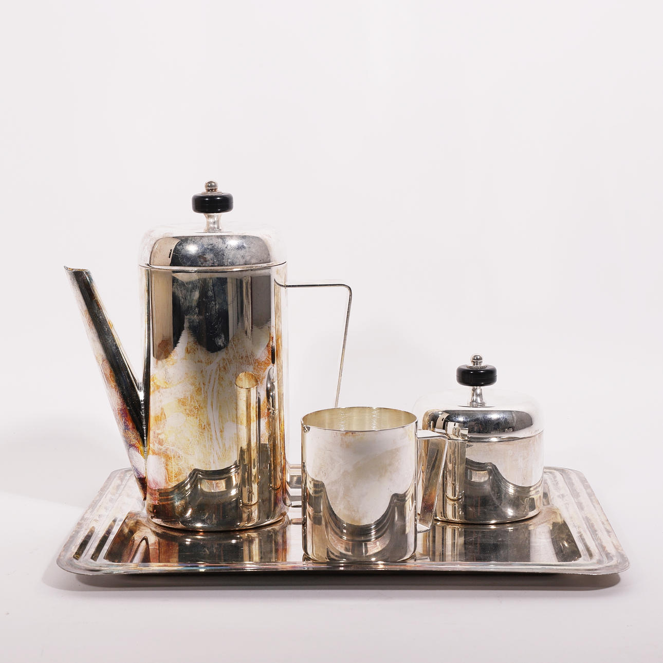 ART DECO-STIL KAFFESET I ALPACA.