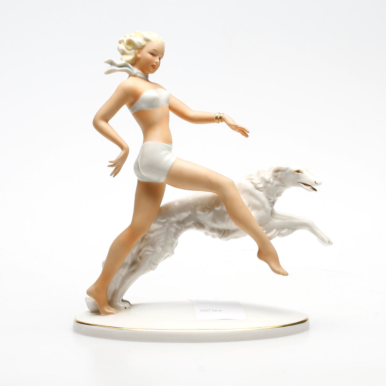 FIGURIN, porslin, Schaubach kunst, Tyskland, 1900-tal.