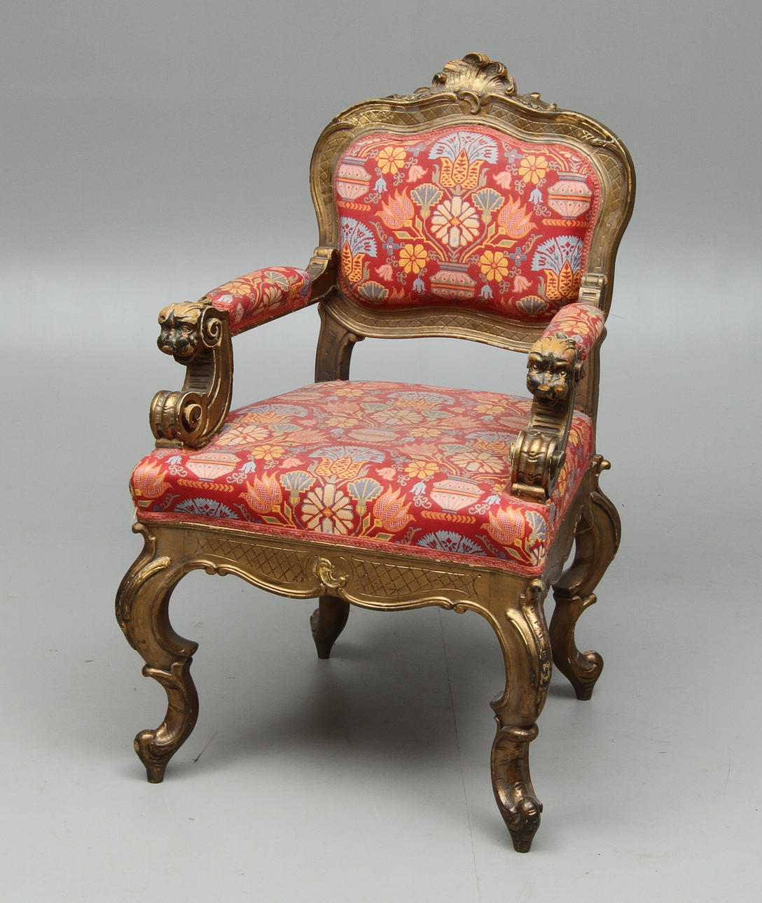 KARMSTOL, rokokostil, 1800-talets slut.