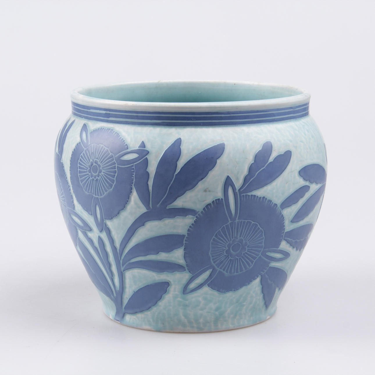 YTTERFODER, Flintgods, "Sgrafitto", Josef Ekberg, Gustavsberg, sign o dat 1924.