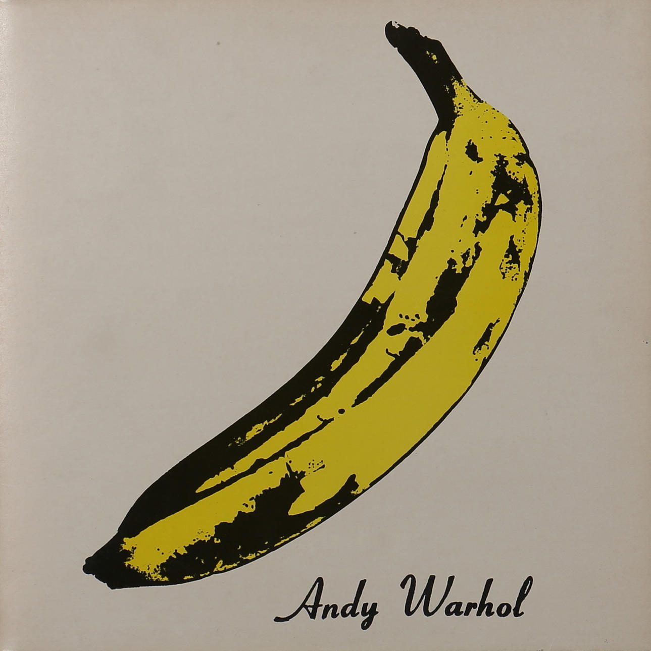 ANDY WARHOL. Lp omslag nr 29, The Velvet Underground & Nico, 1967.