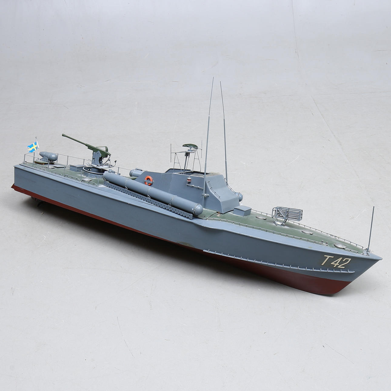 MODELLSKEPP, av svenska torpedbåten T42.